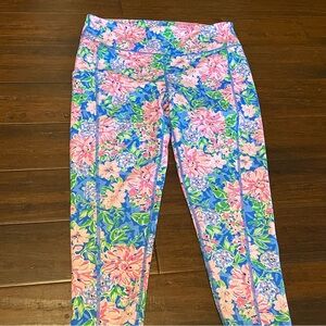 Lilly Pulitzer Luxletic Weekender High Rise Legging XL  Spring In Your Step